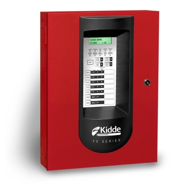 Kidde Alarm Control Panel, 2 AWG Class B Circuit Input (5), 2 AWG Class B Circuit Output (2), Steel - FX-5R
