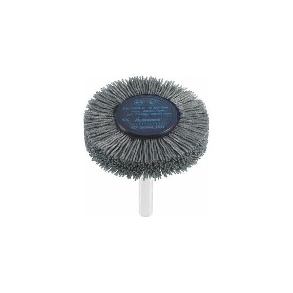 Garant Silicon Carbide Wheel Brush with Shank, 38 mm Diameter, Grit: 120 - 575052 120