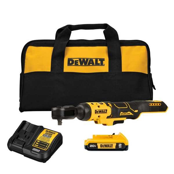Dewalt Ratchet, Cordless, 2.4 lb, 20V DC, 250 RPM - DCF513D1