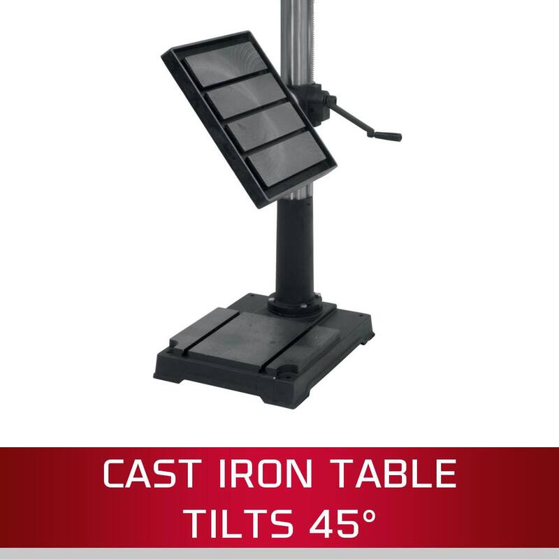 Prensa de taladro de piso de 20 pulgadas, soporte de 1 HP, 12 velocidades, 115 voltios, J-2550 - 354402