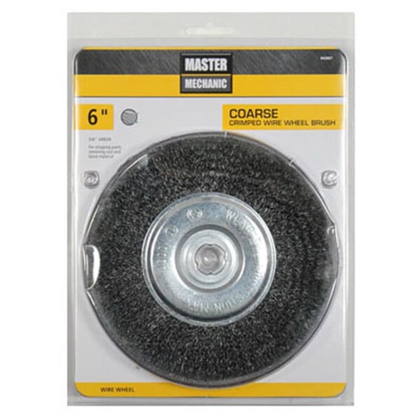 Disston 6 in. Master Mechanic Crimped Coarse Wire Wheel - 842867