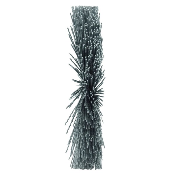Weiler 8" Nylox Metal Hub Wheel Brush, .040/120SC Crimped Fill, 2" Arbor Hole - 20650
