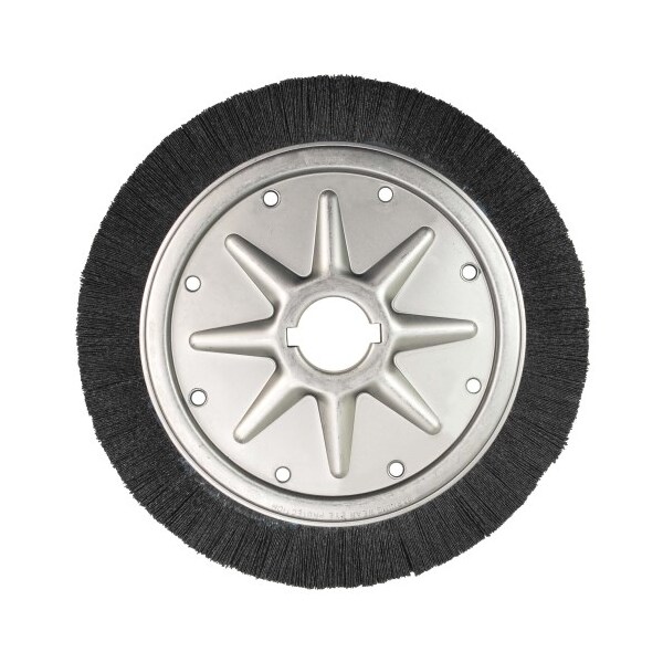 Weiler Burr-Rx 14" Density Crimped Filament Wheel Brush, .055/80CG Fill, 2" - 86137