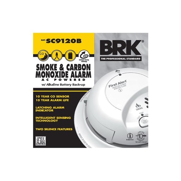 First Alert Brk 120V SmokeCO Alarm - SC9120B