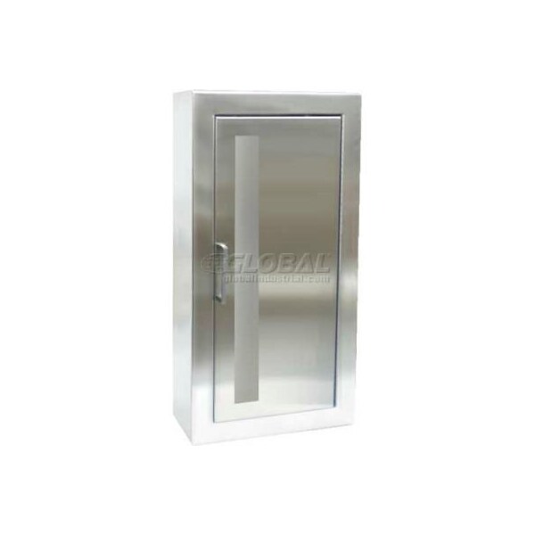 Activar Construction Products Group Activar Inc. SS Fire Extinguisher Cabinet, Vertical Acrylic Window Surface Mount - 1033V10