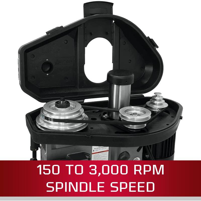 Máquina fresadora/taladradora Jet de 2 HP con cono R8 y luz de trabajo, 12 velocidades, 115/230 voltios, JMD-18 - 350018