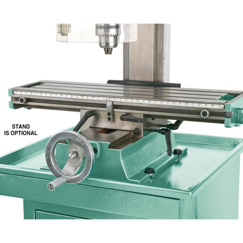 Prensa Taladradora/Fresadora de Velocidad Variable de 6 pulgadas x 20 pulgadas con Capacidad de Mandril de 5/8 de pulgada - G0758