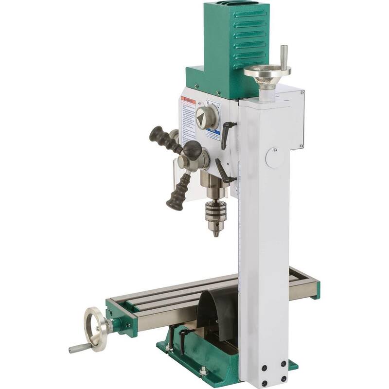 Prensa Taladradora/Fresadora de Velocidad Variable de 6 pulgadas x 20 pulgadas con Capacidad de Mandril de 5/8 de pulgada - G0758