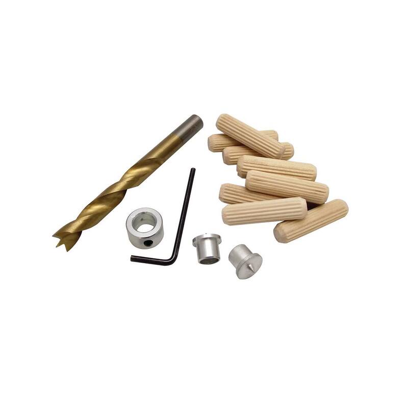 Paquete de ensamblaje con plantilla manual para tarugos de Milescraft, tarugos y kits de tarugos (1 paquete) - 73590003