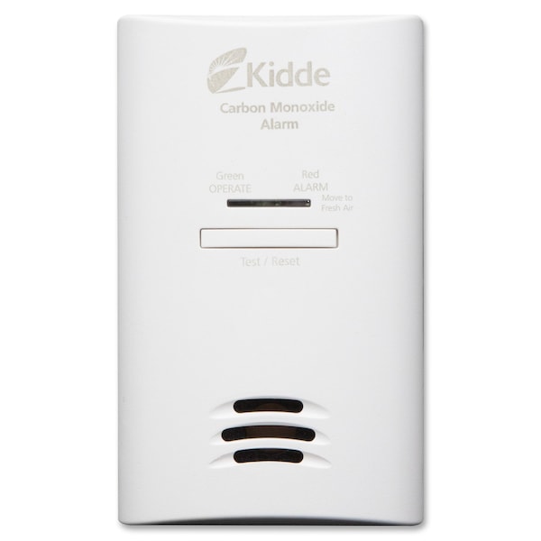 Kidde Carbon Monoxide Alarm, Alarm Audible Alert, Battery; AC Supply - KID21025759
