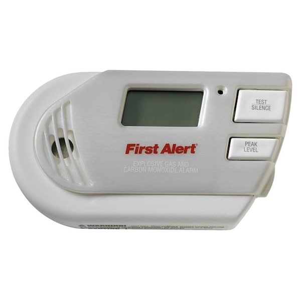 First Alert 1039760 Explosive GasCarbon Monoxide Alarm, Digital Display, 85 dB, Alarm Audio - 1039760/GCO1CN