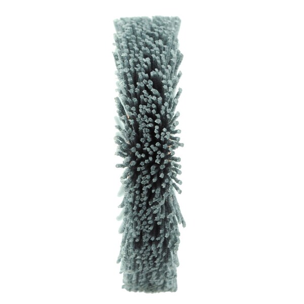 Weiler 2" Dia Nylox Wheel Brush, .022/120SC Crimped Fill, 5/8" Arbor Hole - 17629