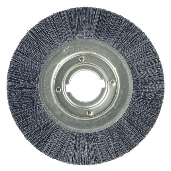 Weiler Burr-Rx 10" Crimped Filament Wheel Brush, .055/80CG Fill, 2" - 86131