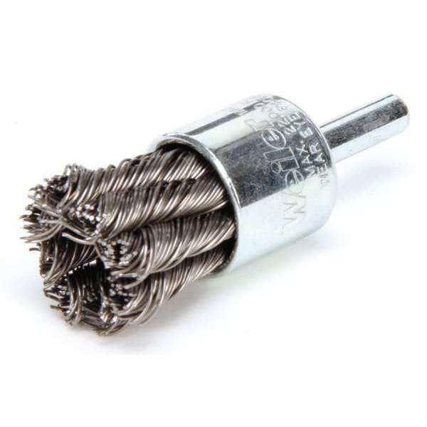 Weiler Knot Wire End Wire Brush, Steel, 3/4" - 90192