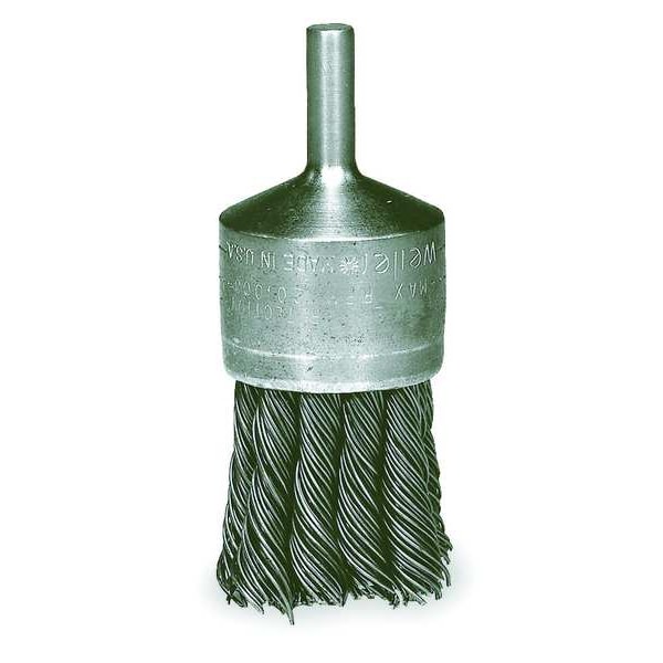Weiler Knot Wire End Wire Brush, Steel, 3/4" - 90192