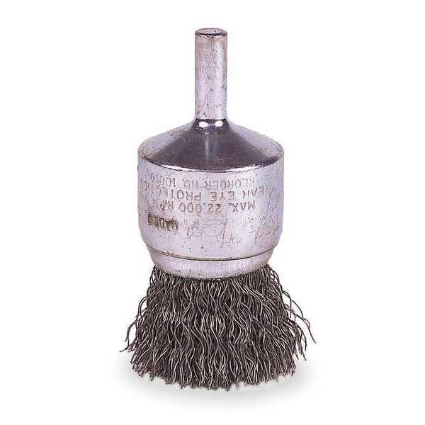 Weiler Crimped Wire End Wire Brush, Stainlesss Steel - 96307