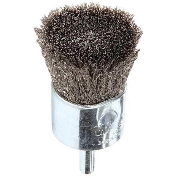 Weiler Crimped Wire End Wire Brush, Stainlesss Steel - 96307