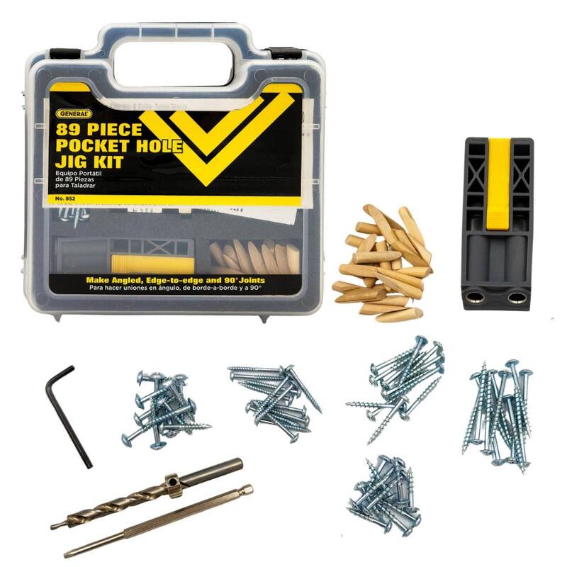 Herramienta de bolsillo para cortes para espigar con tornillos y clavijas (89 piezas) con estuche - 852