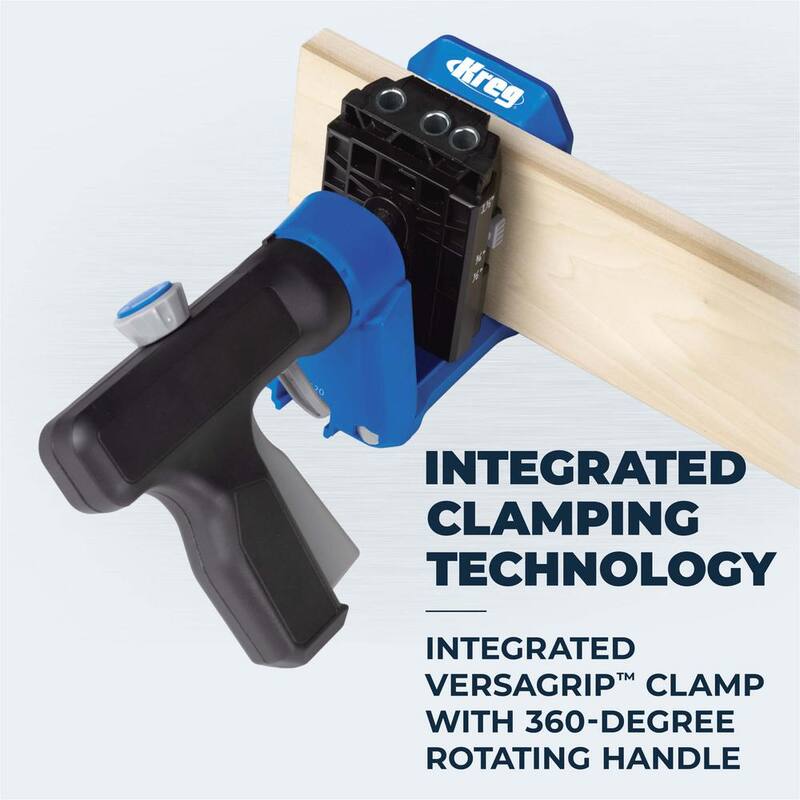 Kit de iniciación Kreg Pocket-Hole Jig 520PRO con Kit Inicial de Tornillos PH - KPHJ520PRO-21H
