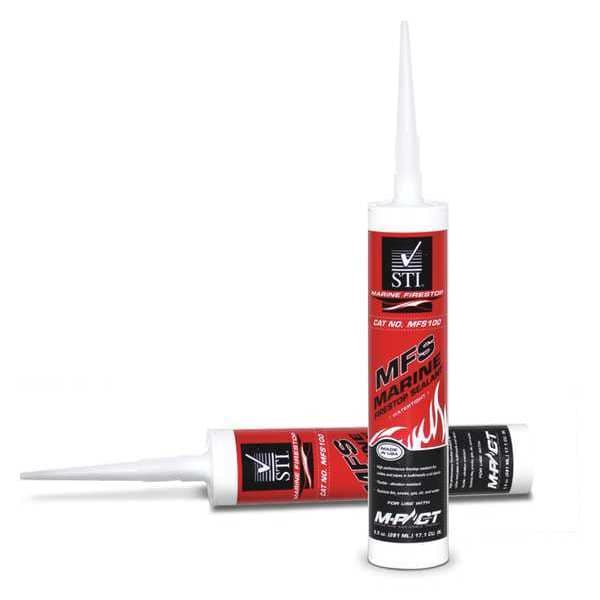 Sti Marine Marine Sealant, 9.5 oz. Size, Red, Tube - MFS100