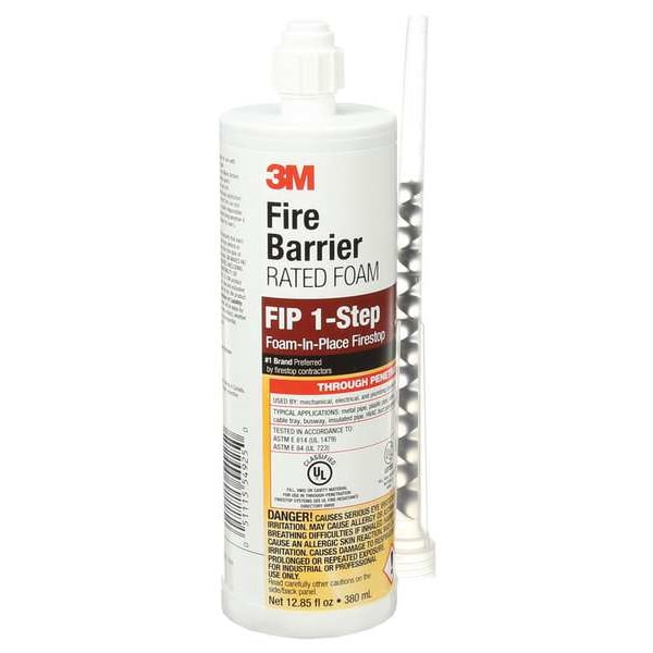 3M Fire Barrier Sealant, Foam, 12.85 oz, PK6 - FIP 1-STEP
