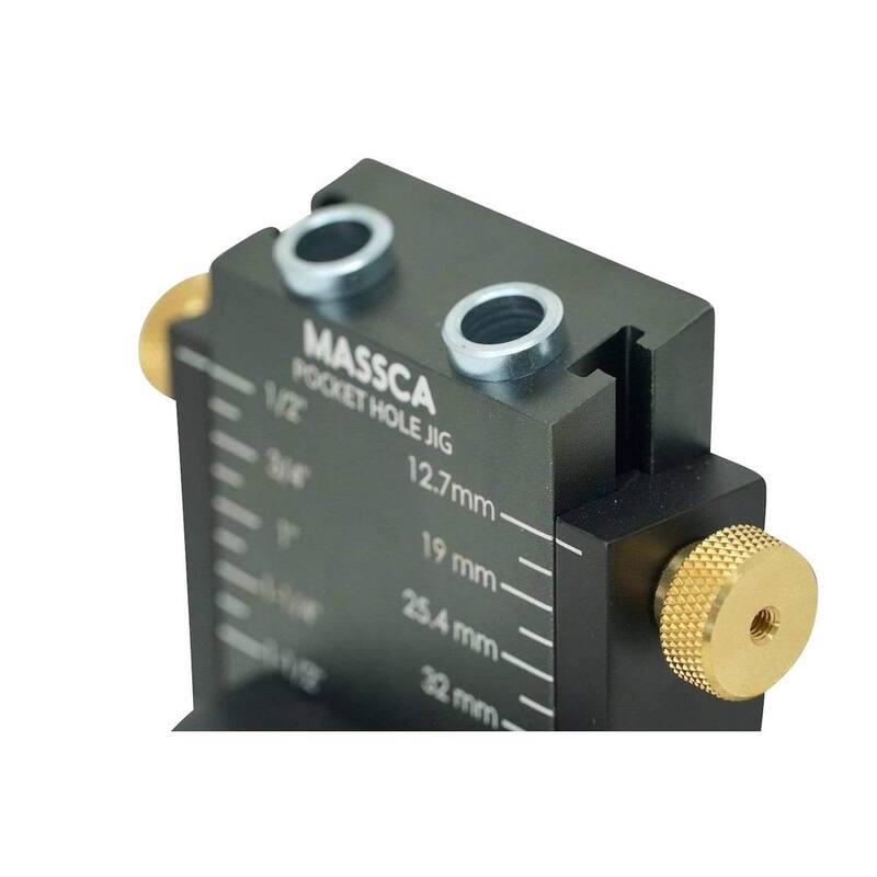 Sistema de plantilla de orificio de bolsillo de aluminio Massca M1 - X0023P7LVR