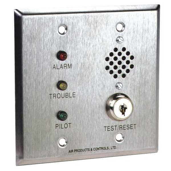 Air Products & Controls Remote Alarm Accessory, 4-1/2" L - MS-RH/KA/P/A/T