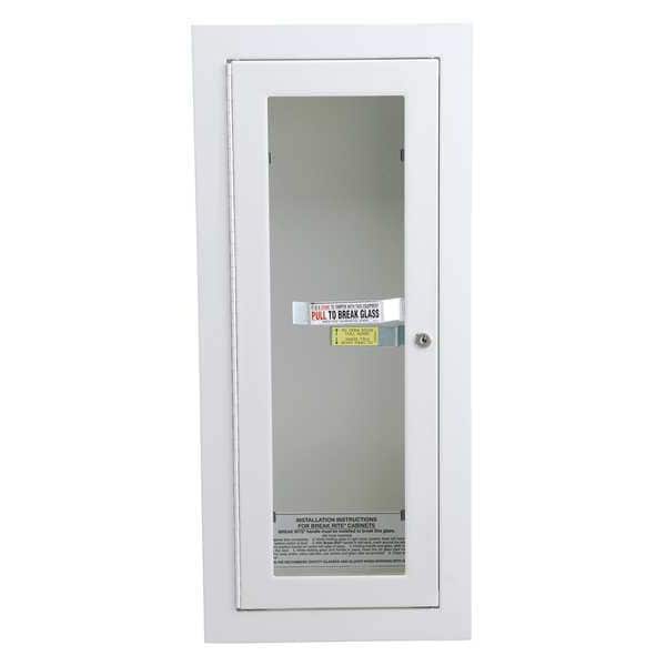 Alta Fire Extinguisher Cabinet, Semi Recessed, 26 3/4 in Height, 10 lb - 7022-B