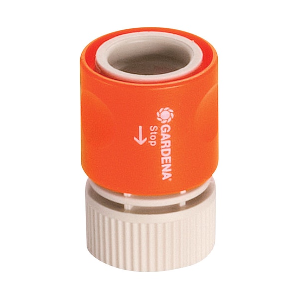 Gardena Gardena 5/8 in. Plastic Threaded Female Hose Connector with Water Stop - 36918