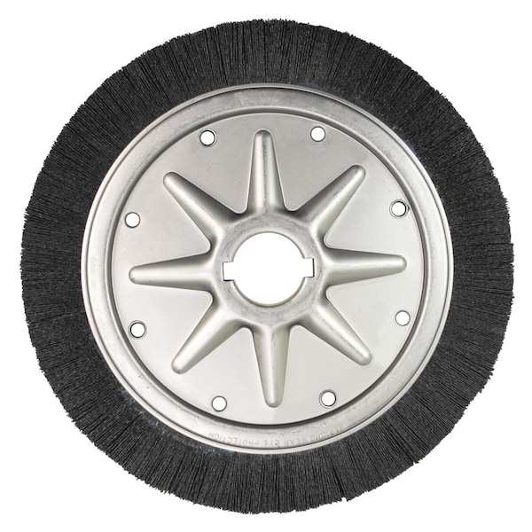 Weiler Burr-Rx 14" Density Crimped Filament Wheel Brush, .035/80CG Fill, 2" - 86108