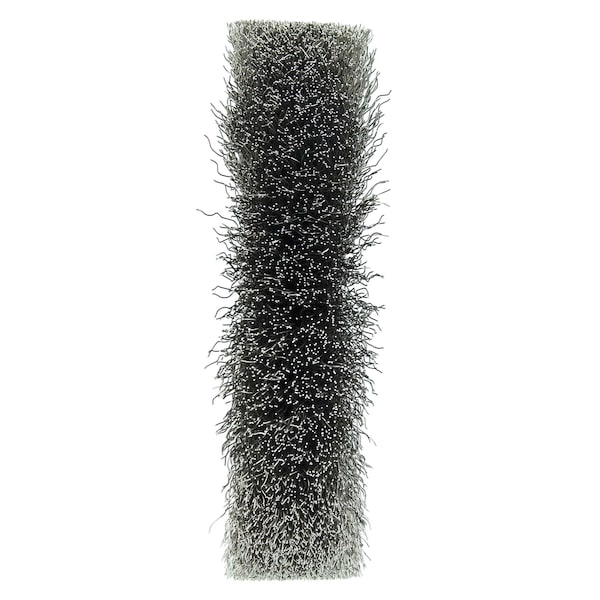 Weiler 6" Medium Face Crimped , .0118" Stainless Steel Fill, 2" Arbor Hole - 6450