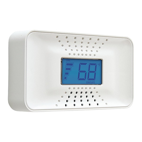 First Alert Carbon Monoxide Alarm, 85 dB @ 10 ft, 3V Lithium, Electrochemical Battery Backup: No - CO710