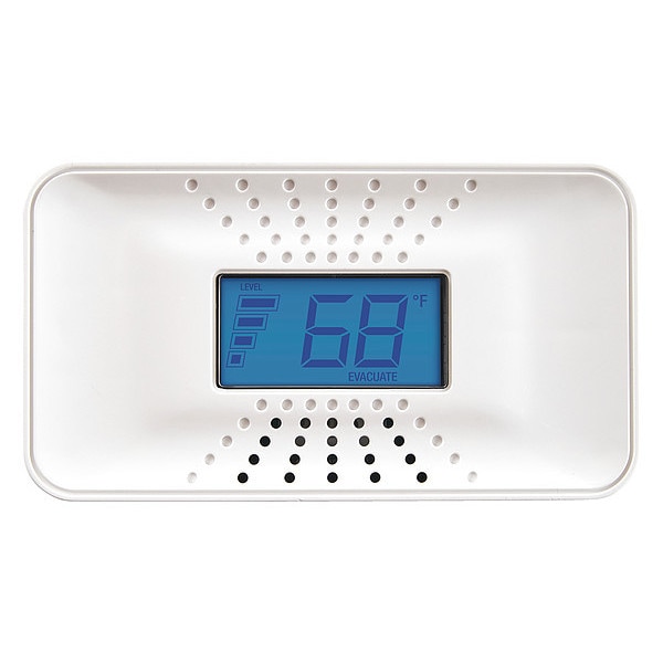 First Alert Carbon Monoxide Alarm, 85 dB @ 10 ft, 3V Lithium, Electrochemical Battery Backup: No - CO710