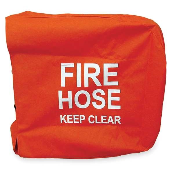 Moon American Fire Hose Cover, 25 In.L, 25 In.W, Red - 138-29