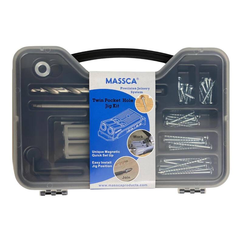 Kit de plantilla de agujeros tipo bolsillo gemelo de Massca - X0023NLS7H