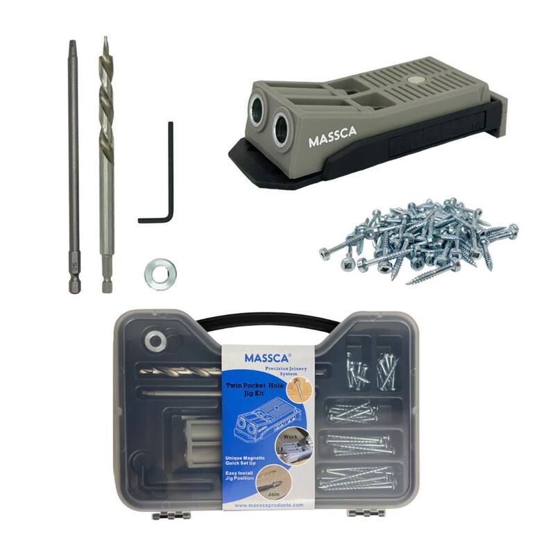 Kit de plantilla de agujeros tipo bolsillo gemelo de Massca - X0023NLS7H