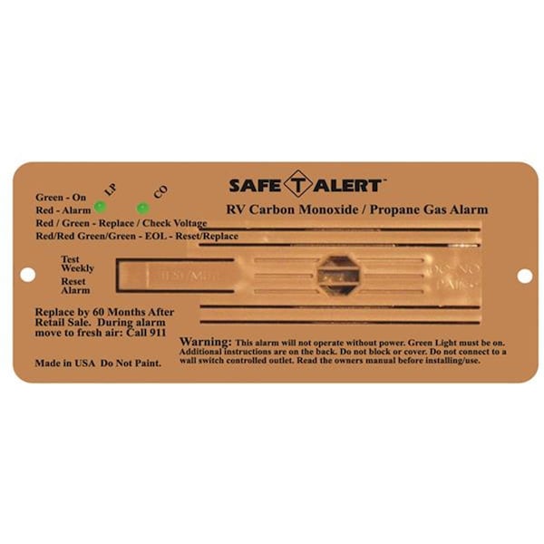 Mti Industries 35742BR Carbon Monoxide & Propane Leak Detector - LP & CO Gas, Brown - MT326006