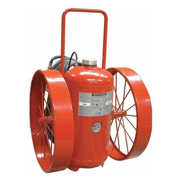 Buckeye Fire Equipment Wheeled Fire Extinguisher, 300 lb Capacity, Class BC , UL Rating320B:C , Potassium Bicarbonate - 32310