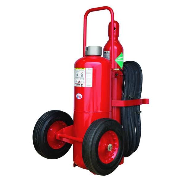 Badger Fire Extinguisher, 145 lb Capacity, Class ABC , UL Rating40A:240B:C , Monoammonium Phosphate - B150A-1