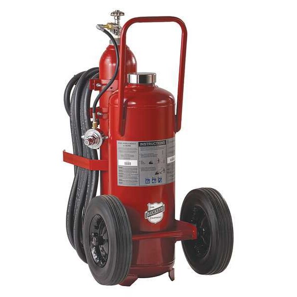Buckeye Fire Equipment Wheeled Fire Extinguisher, 125 lb Capacity, Class ABC , UL Rating30A:240B:C , Monoammonium Phosphate - 31120