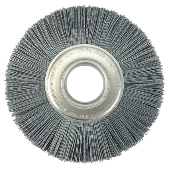 Weiler 8" Crimped Filament Nylox Wheel, .040/120SC Fill, 2" Arbor Hole - 83140