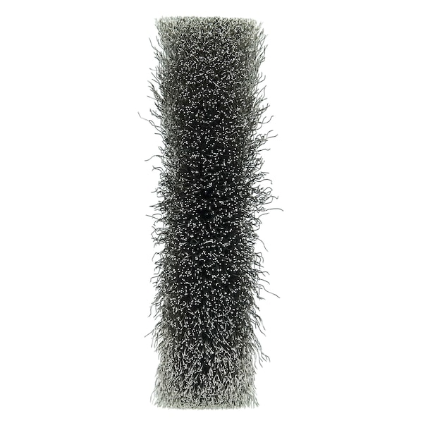 Weiler 6" Wide Face Crimped , .014" Stainless Steel Fill, 2" Arbor Hole - 3520
