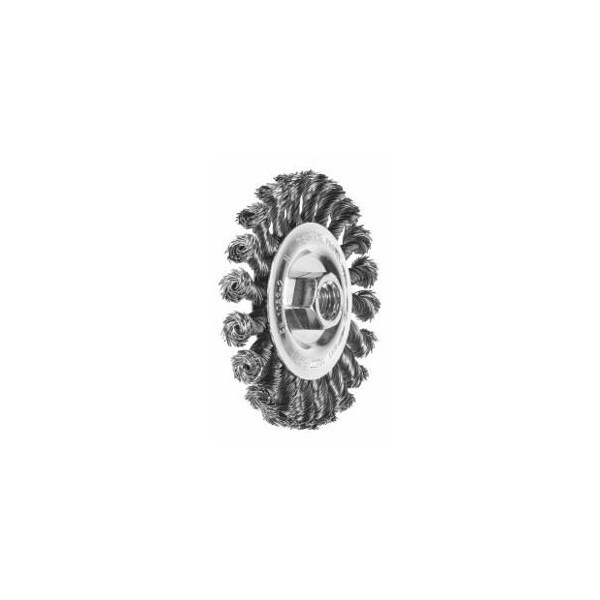 Holex Wheel Brush, 0.50 mm Steel Wire, Size: 115XM14 - 571203 115XM14