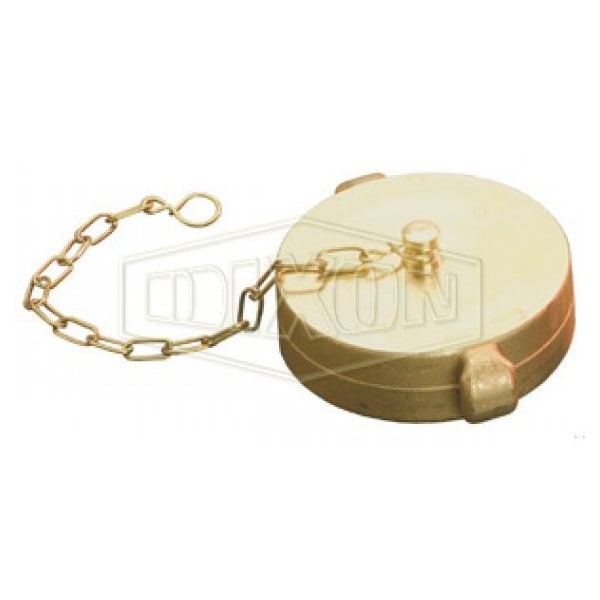Dixon Rocker Lug Cap, 1-1/2 in, Female NST NH, Brass, Domestic - RFC150F