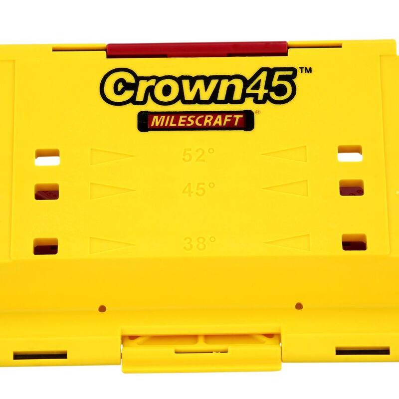Milescraft Crown45 - Plantilla para molduras de corona para sierras ingleteadoras - 1405