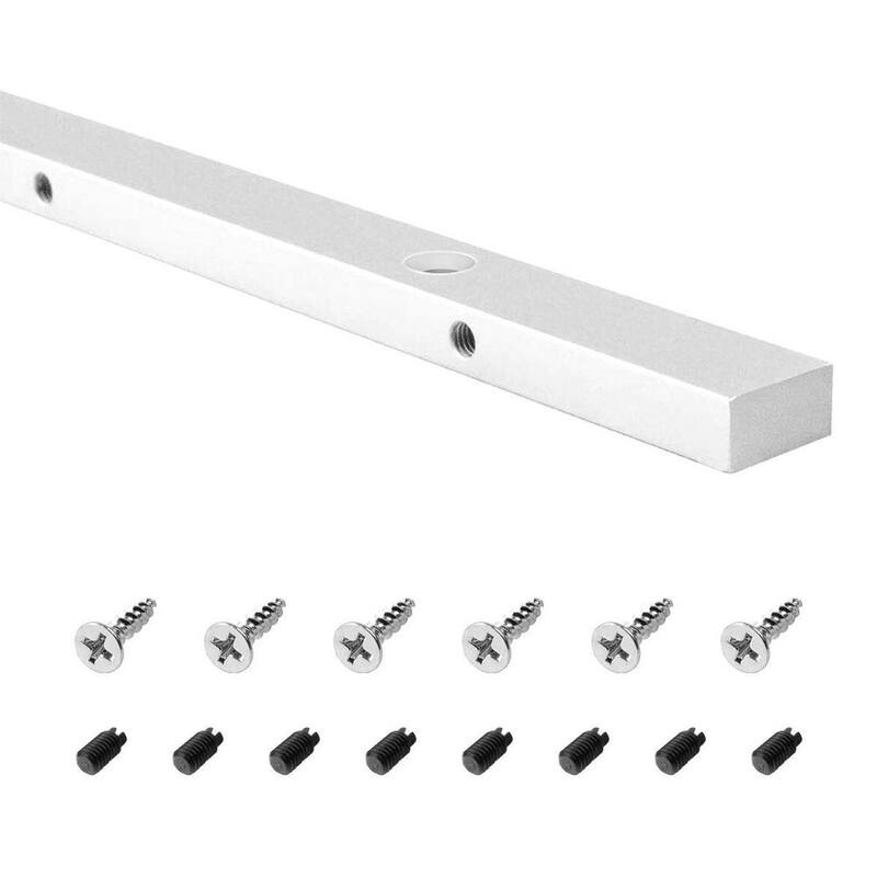 Calibre de Inglete y Barra para Herramientas POWERTEC de 30 pulgadas para Carpintería, mesa de enrutador y sierra de cinta, para ranura de inglete de 3/4 x 3/8 pulgadas - 71144