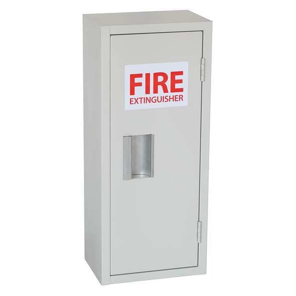 Zoro Select Fire Extinguisher Cabinet, Surface Mount, 23 5/8 in Height, 10 lb - 35GX43