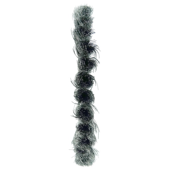 Weiler 8" Standard Twist Knot Wire Wheel, .014" Steel Fill, 5/8" Arbor Hole - 8135