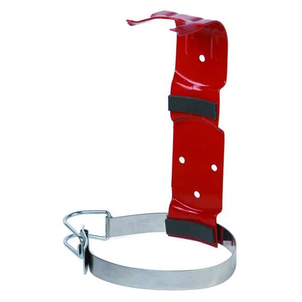 Buckeye Fire Equipment Fire Extinguisher Bracket, Strap Bracket, Steel, For Tank Weight 5 lb - 700270