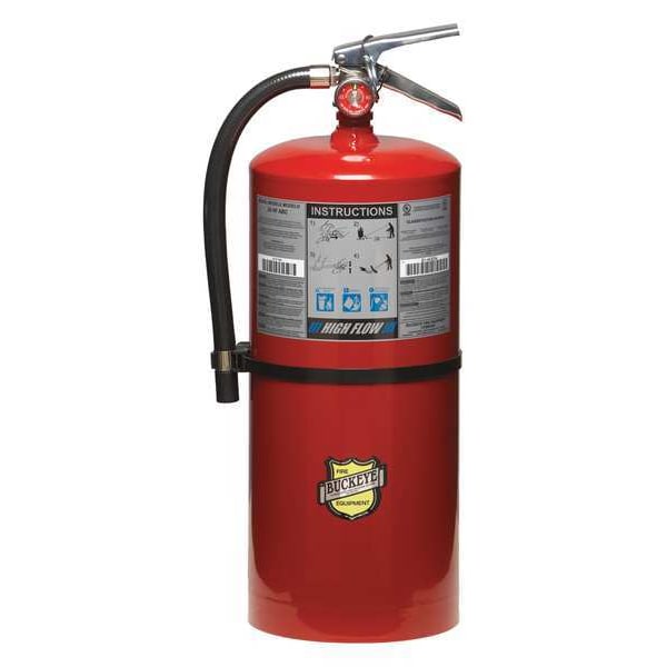 Buckeye Fire Equipment Fire Extinguisher, 20 lb Capacity, Class ABC , UL Rating4A:60B:C , Monoammonium Phosphate - 12350